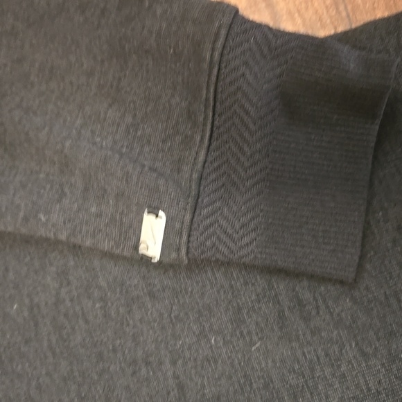 Nike Black Quarter Zip Sweater Mens Large Athletic Streetwear Classic Athleisure - Picture 2 of 8